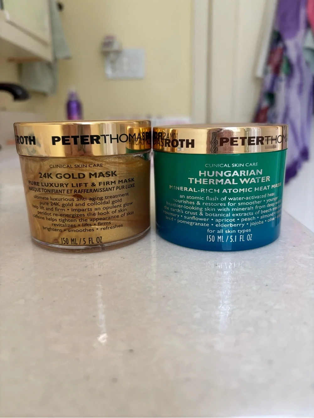Peter Thomas Roth 24K Gold Mask & Hungarian Thermal Water Duo - Gold & Teal